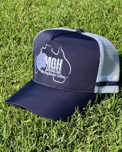 MGH Trucker Caps Navy Blue and White